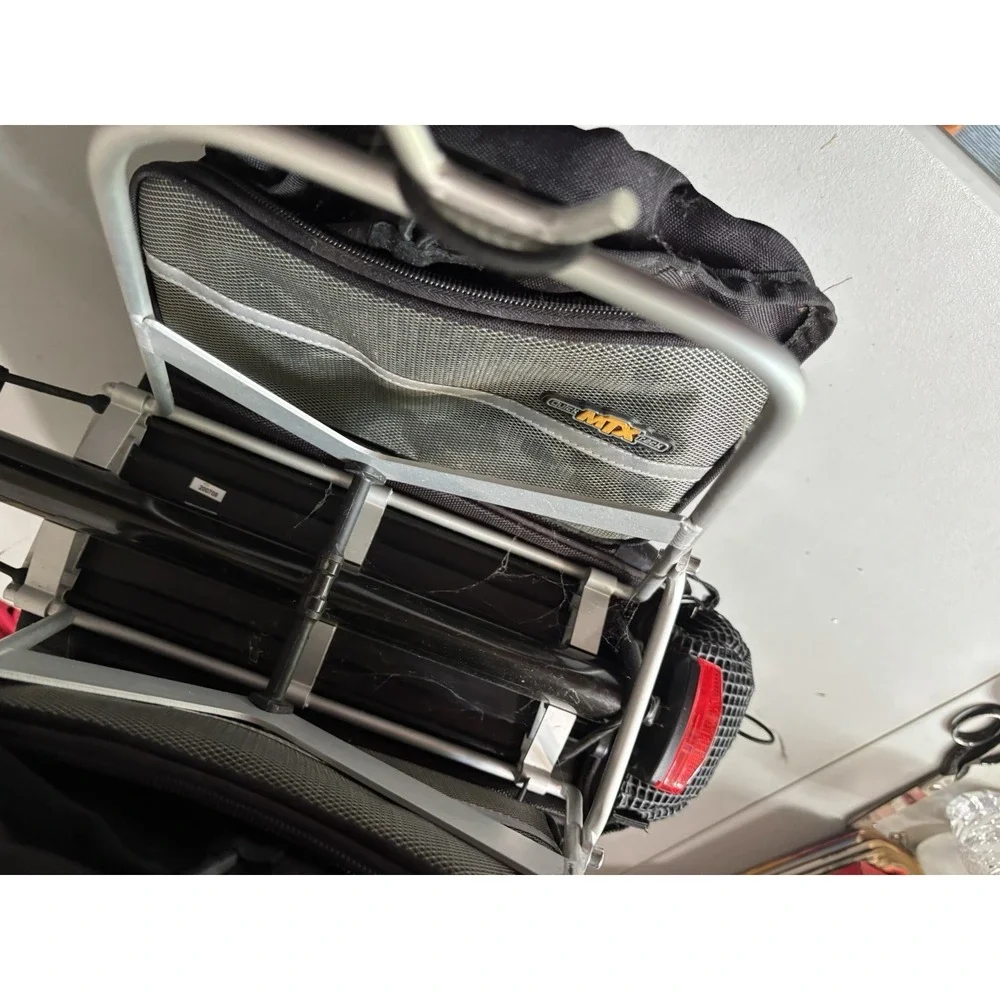 ~ Vintage TOPEAK MTX QuickTrack DXP TrunkBag Expandable Panniers + Qr Beam Rack